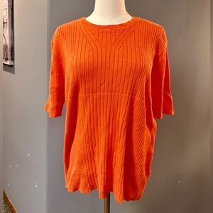 Northern Reflections ribbed knit top – XL